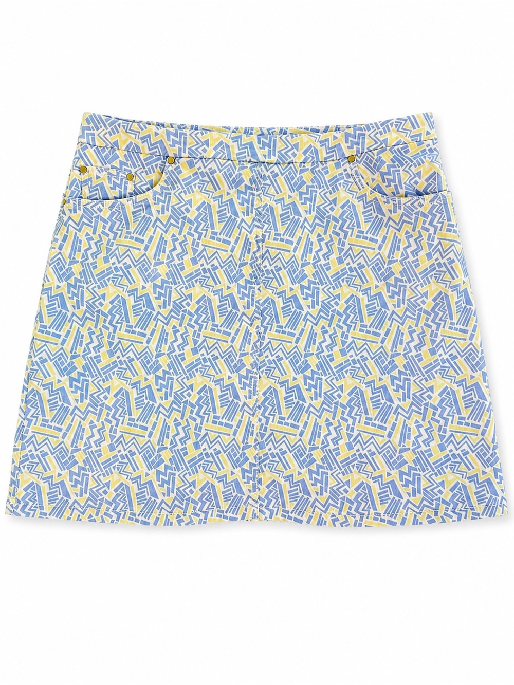 Hearts of Palm Skort blue yellow white size 14